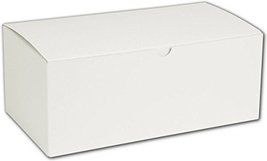 EGPChecks One-Piece Gift Boxes 9 x 4.5 x 4.5 (White), 100 Boxes - $109.56