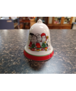VTG 1966 UFS 2.5&quot; Peanuts Snoopy Bell Ornament Christmas Is Together Time - $40.60 CAD