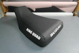 Suzuki Eiger 400 Seat Cover 2000 To 2006 Black Color King Quad Suzuki Logo #R3E4 - £31.26 GBP