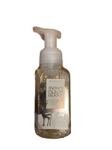 Bath & Body Works Snowy Peach Berry Gentle Foaming Hand Soap w/Essent Oils - £7.88 GBP