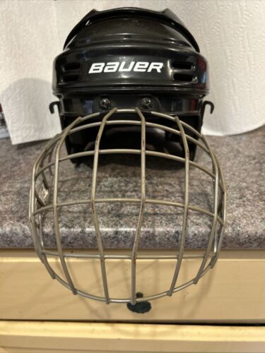 Bauer Hockey Casco BHH1500XS Nero Bruins Gabbia FM2500 XS / Tp Vero Visi... - $23.99