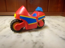 Playmobil 1993 Geobra Motorcycle Red Replacement  - $9.89