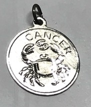 Vintage Sterling Silver Cancer Zodiac Crab Pendant or Charm - £16.07 GBP