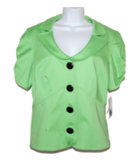 Forwear New York  Women&#39;s Green Cotton Short Blazer Jackets Size EU 14 - £36.92 GBP