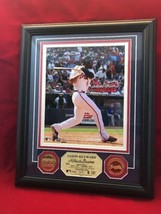 Jason Heyward Framed Photo Gold Coins Atlanta Braves Limited MLB COA WS24 - £42.71 GBP