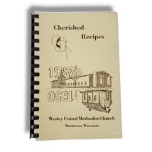 Wesley United Methodist Church Cookbook VTG Manitowoc Wisconsin Recipes 1987 - £13.93 GBP