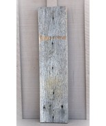 Rustic Weathered Oak Barn Wood Reclaimed Rough Cut Board 24&quot; x 6&quot; x 7/8&quot; - £7.77 GBP