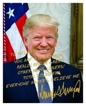 President Donald Trump Mothers DAY/BIRTHDAY Personalized Message 8X10 Photo - £10.22 GBP