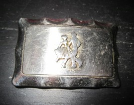 Vintage WESTERN SQUARE DANCING theme Metal Belt Buckle - £23.70 GBP