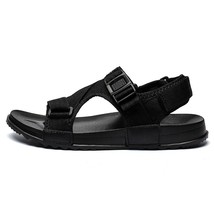Men Sandals Summer Shoes New Gladiator Men&#39;s Sandals Fashion Man Flip Flops Gray - £30.10 GBP