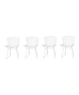  Vintage Superb White Knoll Bertoia Chairs-Set of Four - $2,246.25