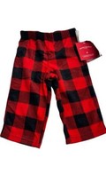 Toddler Wondershop 18 Months Black &amp; Red Plaid  Fleece Pajama Pants Fami... - $11.87