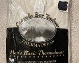 Vtg Cascade Bay Traders Thermalwear Rib Thermal Men’s  Waffle Knit Shirt... - $18.04