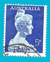 Australia Used Postage Stamp (1961) 5p Dame Nellie Melba - Scott #341   - $36.67 MXN