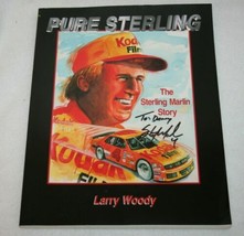 Pure Sterling Sterling Marlin Autographed Signed Book Nascar Racing Kodak #4 - £31.64 GBP