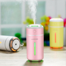 Colorful Car Cup LED Humidifier 230ml Cup Humidifier water replenishing spray  - £12.82 GBP