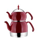 Korkmaz A226-01 Rena Glitter Turkish Teapot Set for Stovetop 18/10 Stain... - $95.06 CAD