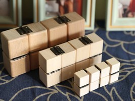 New home gift, infinity cubes as family gift, wooden puzzle housewarming... - £89.92 GBP