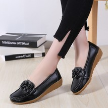 Spring Women Flats Loafers Shoes Woman Leather Flats Female Shoes Loafers Casual - £21.17 GBP