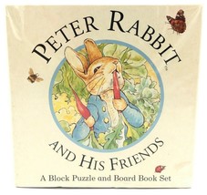 Beatrix Potter Peter Rabbit Block Puzzle &amp; Board Book Gift Set Sealed  - £15.64 GBP