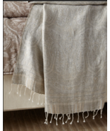 Ralph Lauren Paulina Sonoma Valley Paisley throw blanket Linen Blend $355 - €145,68 EUR