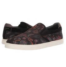 Ted Baker men&#39;s mhako slip on sneaker in BLACK/GREY - $85.00