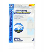 DVC Nutone 395 Central Vacuum Synthetic Paper Vacuum Bags 3 Pack - $17.91 CAD