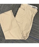 Duluth Trading Co. Flex Dry Relaxed Fit Cargo Pants Mens 44x32 Beige Work - $552.67 MXN