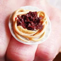 Unique Spaghetti Bolognese Ring Mini Miniature Food Jewellery Handmade Gift Box - £12.80 GBP