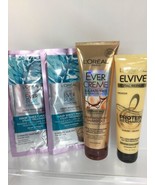 (4) L&#39;Oreal Hair Care Sheet Mask Ever Creme  Shampoo 8.5oz Total Repair ... - $280.38 MXN