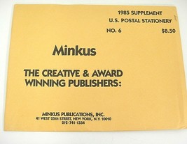Minkus 1985 United States Postal Stationery Supplement No 6 NOS - $4.69