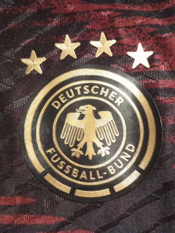 Joshua Kimmich Germany 2022 World Cup Qatar Match Slim Black Away Soccer Jersey Item image 4
