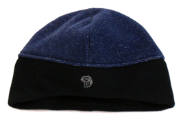 Mountain Hardwear Blue &amp; Black Dome Perignon Beanie Women&#39;s Small S NEW - $44.54