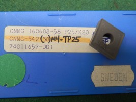 10 Seco Carboloy CNMM 542-58 M4 TP25 Carbide Inserts - $34.65