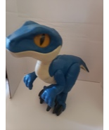 Fisher Price Imaginext Jurassic World Raptor XL Blue Dinosaur 9&quot; Action ... - $15.00