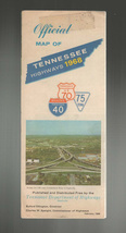 Tennessee Highways 1968 Map - $9.99