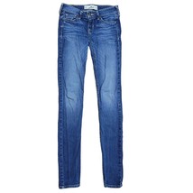 Hollister Skinny Blue Jeans Size 0L - £13.94 GBP