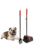 Pooper Scooper Swivel Bin &amp; Rake Cleans Up Dog Waste (a) - £71.21 GBP