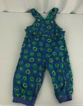 Vintage 1997 Gymboree Country Club Overalls Romper French Blue Yellow Flower XS - $49.00