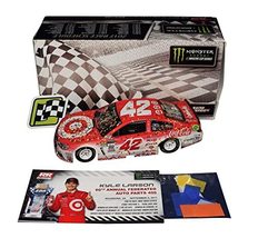 Autographed 2017 Kyle Larson #42 Target Racing Richmond Win (Raced Version With - £282.08 GBP