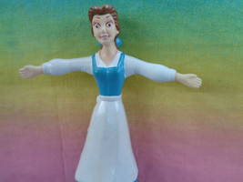 Vintage Just Toys Disney Beauty &amp; the Beast Belle Rubber Bendable Toy - ... - £1.98 GBP