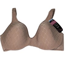 Olga Bra Underwire Beige Nude Full Coverage Back Smoothing No Compromise GB4871 - $56.95