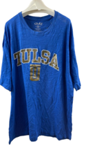 OVD Mens University of TULSA Crew Neck Short Sleeve T-Shirt-Blue, 2XL - £24.32 GBP