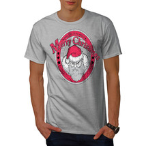 Wellcoda Angry Santa Christmas Mens T-shirt, Merry Graphic Design Printed Tee - £14.87 GBP+