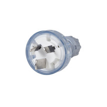 Clear Case Line Mains Power Plug 15A (240V) - $19.14