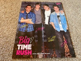 Justin Bieber Big Time Rush teen magazine poster clipping black jeans Bo... - $4.75