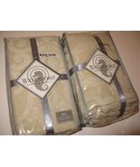 2 Waterford BELLAMOND Grafton Street Taupe Gold euro shams NIP - $129.37 CAD