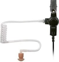 Pryme EH-1369SC 2.5mm Acoustic Tube Listen Only Earpiece with 15&quot; Coiled Cord - £19.44 GBP