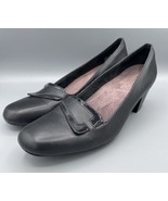 Clarks Everyday Black Leather Heels Womens 9 - $14.70