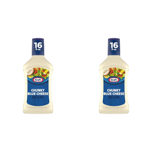 Kraft Chunky Blue Cheese Dressing (16 Fl Oz Bottle) (Pack of 2) - £8.39 GBP